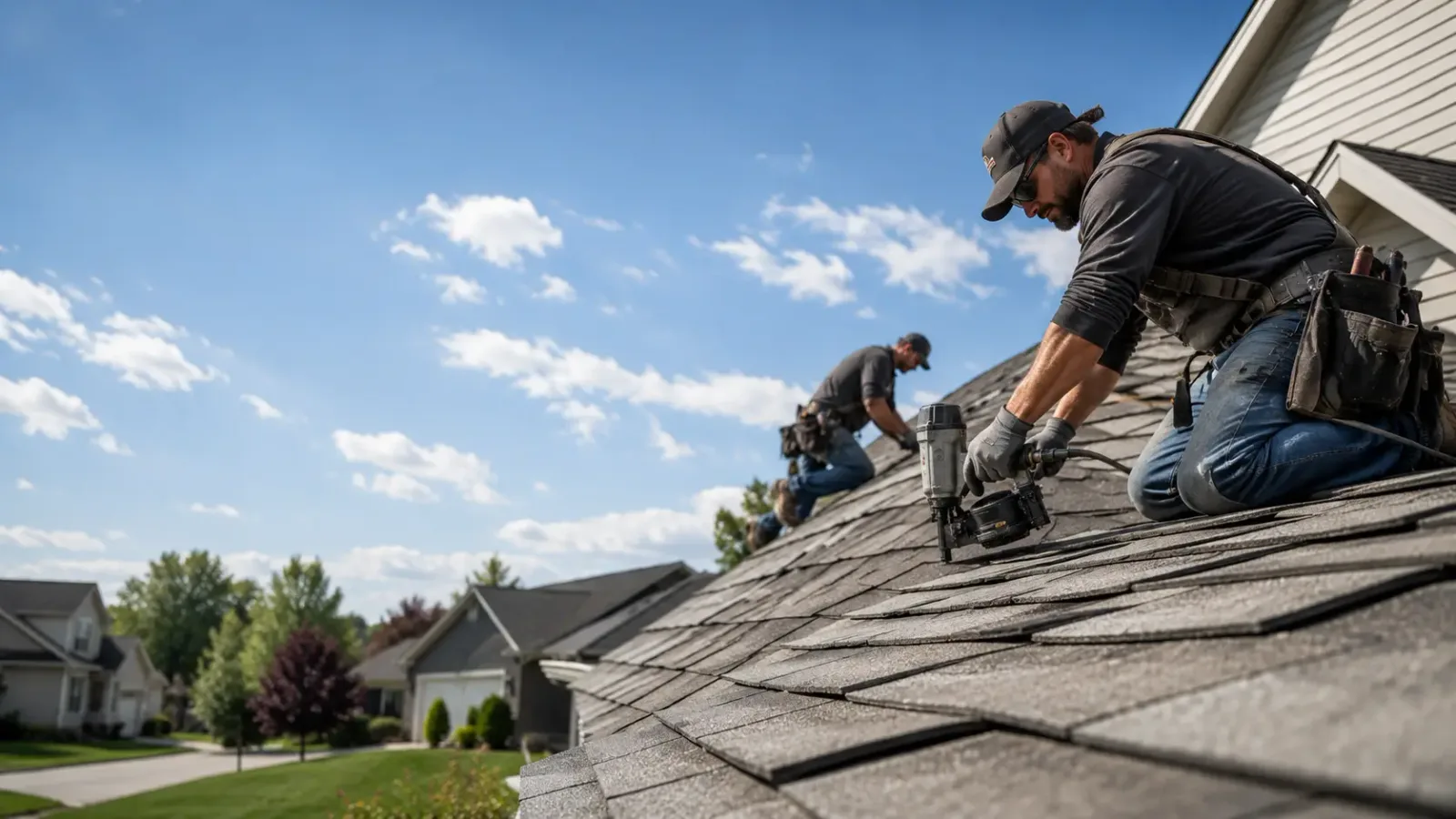 Storm Damage Roof Repair in Prague, OK near me